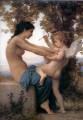Jeune fille se defendant contre lamour William Adolphe Bouguereau nude